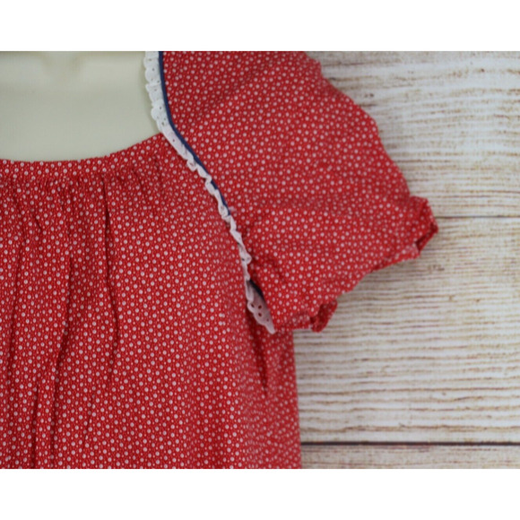 VINTAGE Keliis of Hawaii Liberty House Womens Size Small Floral Maxi Dress Red - Picture 3 of 7